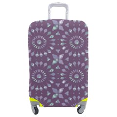 Kaleidoscope Plum Luggage Cover (medium) by Mazipoodles