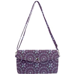 Kaleidoscope Plum Removable Strap Clutch Bag by Mazipoodles