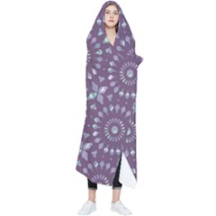 Kaleidoscope Plum Wearable Blanket by Mazipoodles