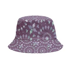 Kaleidoscope Plum Inside Out Bucket Hat by Mazipoodles