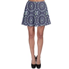 Kaleidoscope Deep Purple Skater Skirt by Mazipoodles