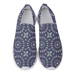 Kaleidoscope Deep Purple Women s Slip On Sneakers by Mazipoodles