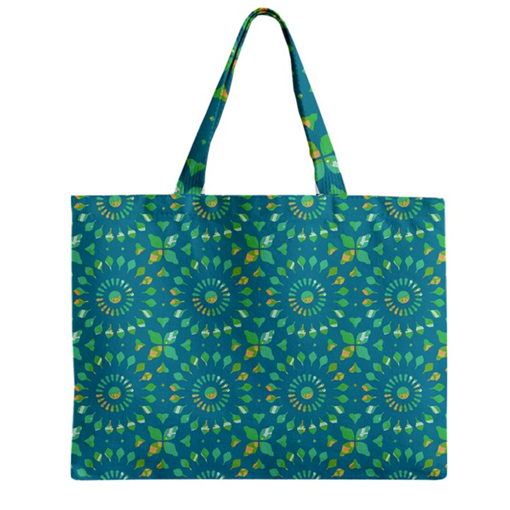 Kaleidoscope Jericho Jade Zipper Mini Tote Bag