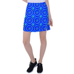 Kaleidoscope Royal Blue Tennis Skirt by Mazipoodles