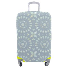 Kaleidoscope Duck Egg Luggage Cover (medium) by Mazipoodles