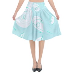 Fish 121 Flared Midi Skirt by Mazipoodles