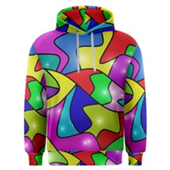 Colorful Abstract Art Men s Overhead Hoodie by gasi