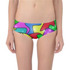 Colorful Abstract Art Classic Bikini Bottoms by gasi