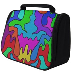 Colorful Design Full Print Travel Pouch (big) by gasi