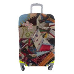 Background Embroidery Pattern Stitches Abstract Luggage Cover (small)