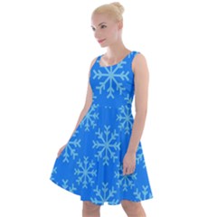 Holiday Celebration Decoration Background Christmas Knee Length Skater Dress