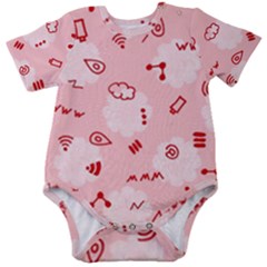 Background Graphic Beautiful Wallpaper Art Baby Short Sleeve Onesie Bodysuit by Uceng