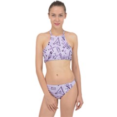 Science Research Curious Search Inspect Scientific Racer Front Bikini Set by Uceng