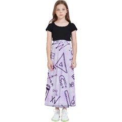 Science Research Curious Search Inspect Scientific Kids  Flared Maxi Skirt by Uceng