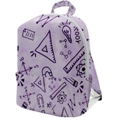 Science Research Curious Search Inspect Scientific Zip Up Backpack by Uceng