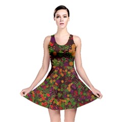 Background Graphic Beautiful Wallpaper Reversible Skater Dress by Uceng