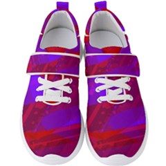 Background Pattern Purple Texture Design Wallpaper Men s Velcro Strap Shoes by Uceng