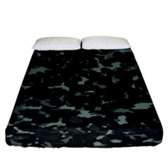 Pattern Texture Army Military Background Fitted Sheet (california King Size)
