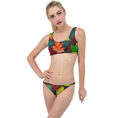 Leaves Foliage Autumn Nature Forest Fall The Little Details Bikini Set by Uceng