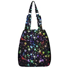 Christmas Star Gloss Lights Light Center Zip Backpack by Uceng