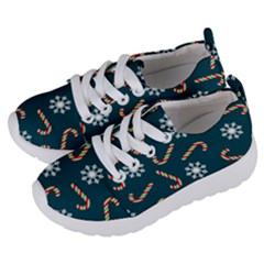 Christmas Seamless Pattern With Candies Snowflakes Kids  Lightweight Sports Shoes by Uceng