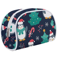 Colorful Funny Christmas Pattern Make Up Case (Large)