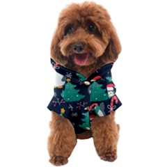 Colorful Funny Christmas Pattern Dog Coat