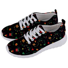 Christmas Pattern Texture Colorful Wallpaper Men s Lightweight Sports Shoes by Uceng