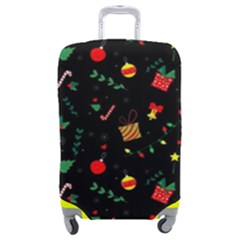 Christmas Pattern Texture Colorful Wallpaper Luggage Cover (medium) by Uceng