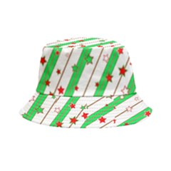 Christmas Paper Stars Pattern Texture Background Colorful Colors Seamless Bucket Hat by Uceng