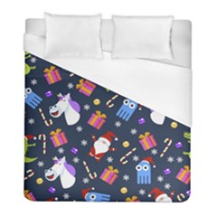 Colorful Funny Christmas Pattern Duvet Cover (full/ Double Size)