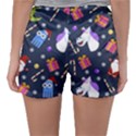 Colorful Funny Christmas Pattern Sleepwear Shorts View2