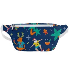 Colorful Funny Christmas Pattern Waist Bag 