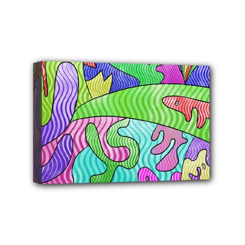 Colorful stylish design Mini Canvas 6  x 4  (Stretched)