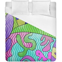 Colorful Stylish Design Duvet Cover (california King Size) by gasi