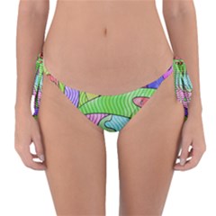 Colorful stylish design Reversible Bikini Bottom