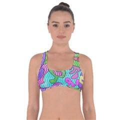 Colorful stylish design Got No Strings Sports Bra