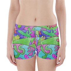 Colorful stylish design Boyleg Bikini Wrap Bottoms