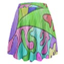 Colorful stylish design High Waist Skirt View2