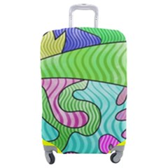 Colorful stylish design Luggage Cover (Medium)