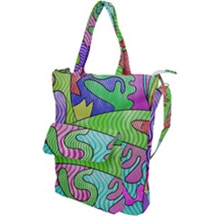 Colorful stylish design Shoulder Tote Bag