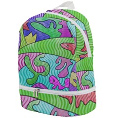 Colorful stylish design Zip Bottom Backpack