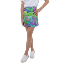 Colorful stylish design Kids  Tennis Skirt