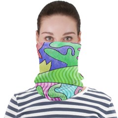 Colorful stylish design Face Seamless Bandana (Adult)