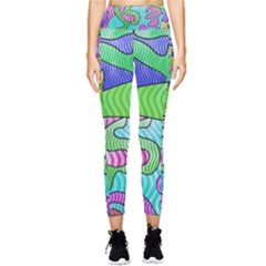 Colorful stylish design Pocket Leggings 