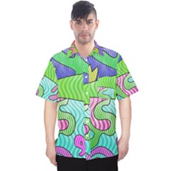 Colorful stylish design Men s Hawaii Shirt