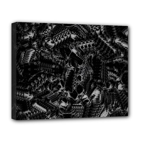 Xeno Frenzy Deluxe Canvas 20  X 16  (stretched) by MRNStudios