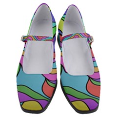 Colorful stylish design Women s Mary Jane Shoes