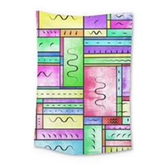 Colorful Pattern Small Tapestry by gasi