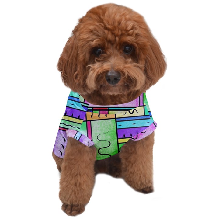 Colorful pattern Dog T-Shirt